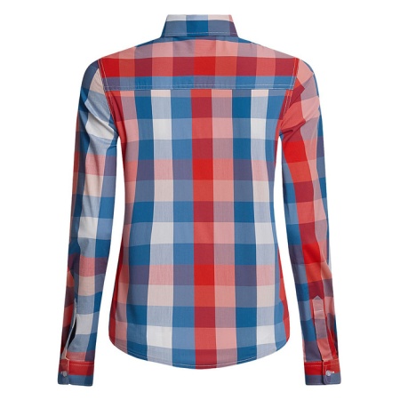Рубашка в клетку Красный с голубым M