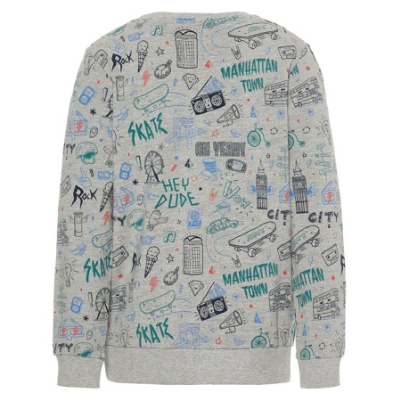 Толстовка для мальчика Серый L